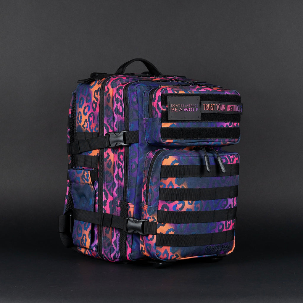 25L Backpack Neon Leopard