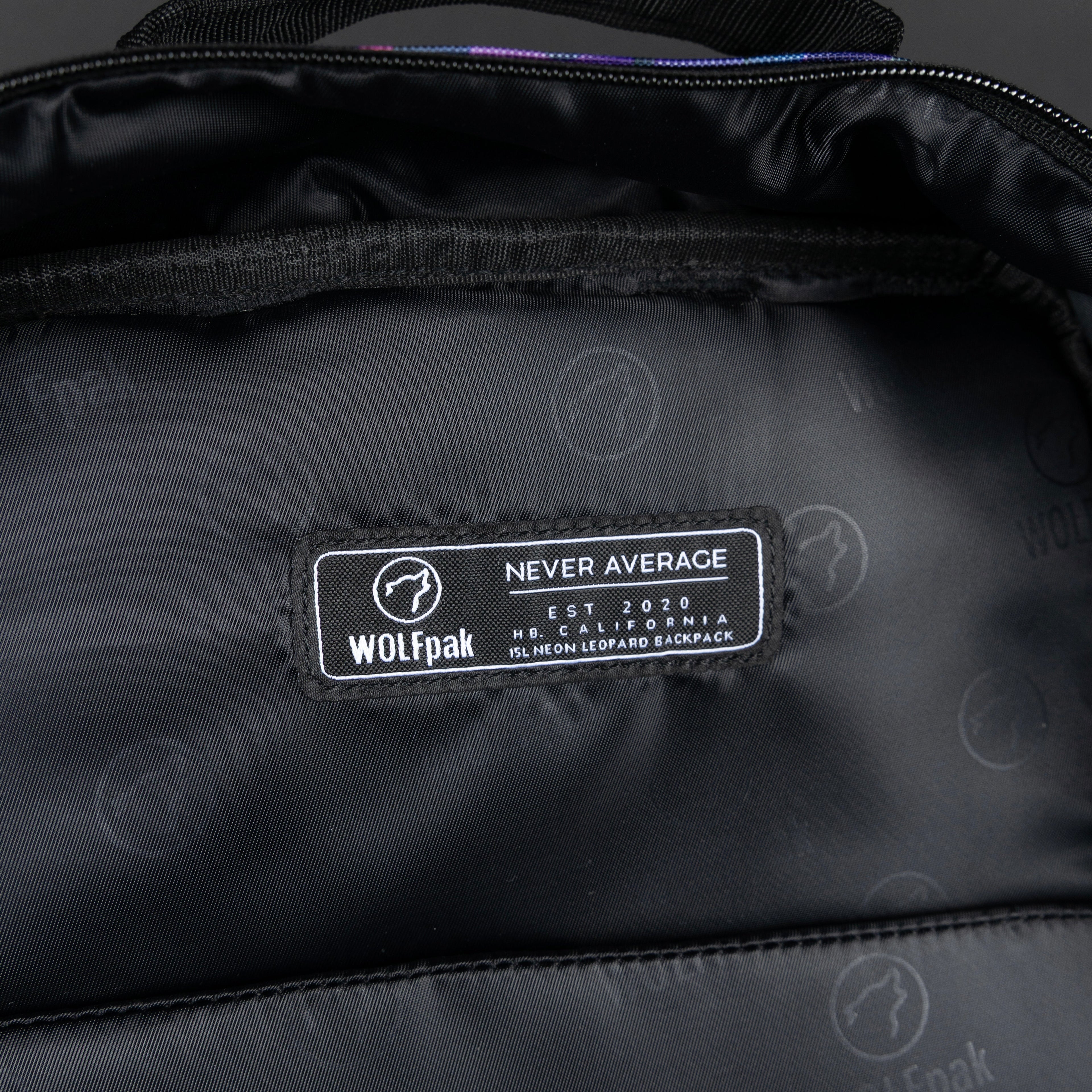 15L Backpack Neon Leopard