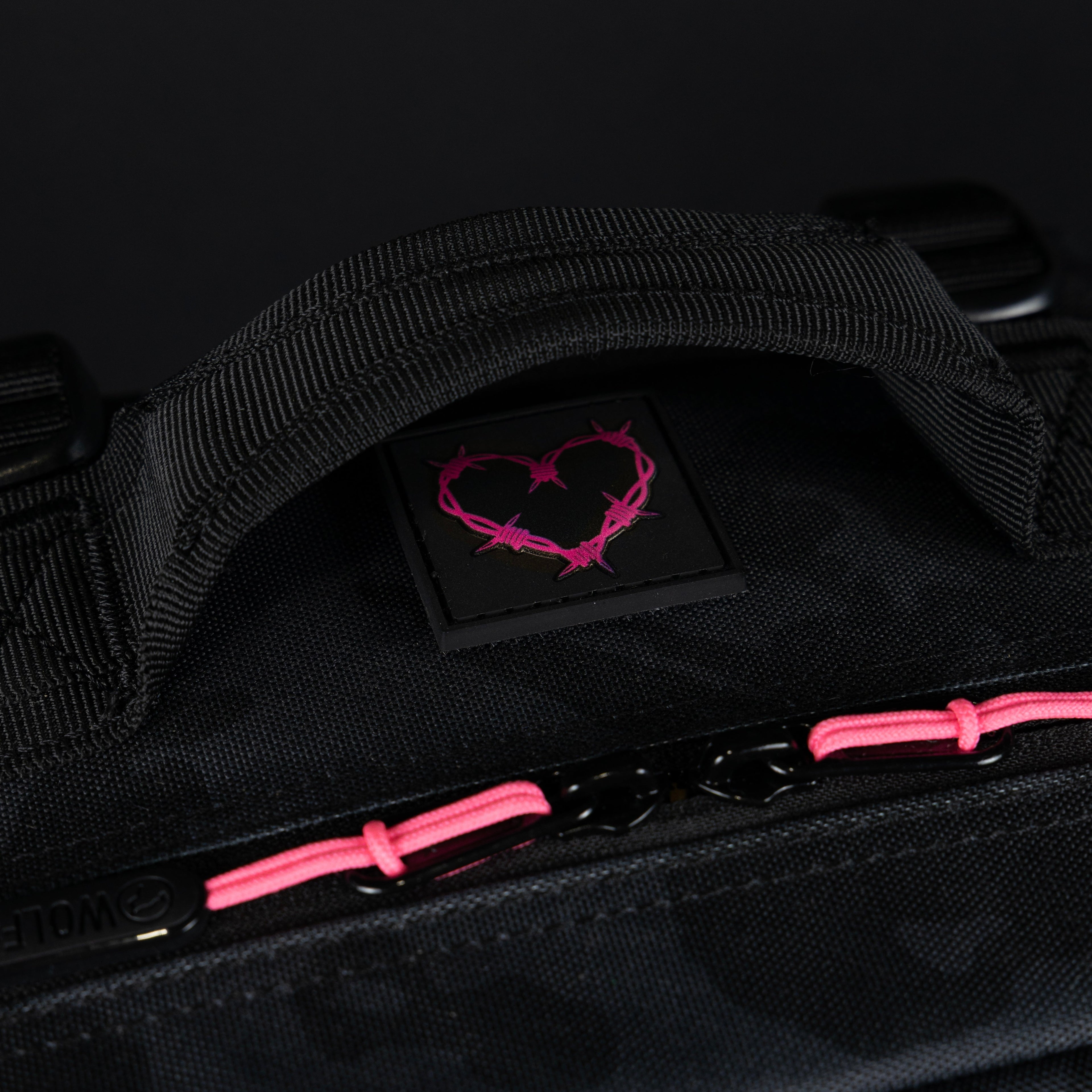 25L Backpack Black Hearts