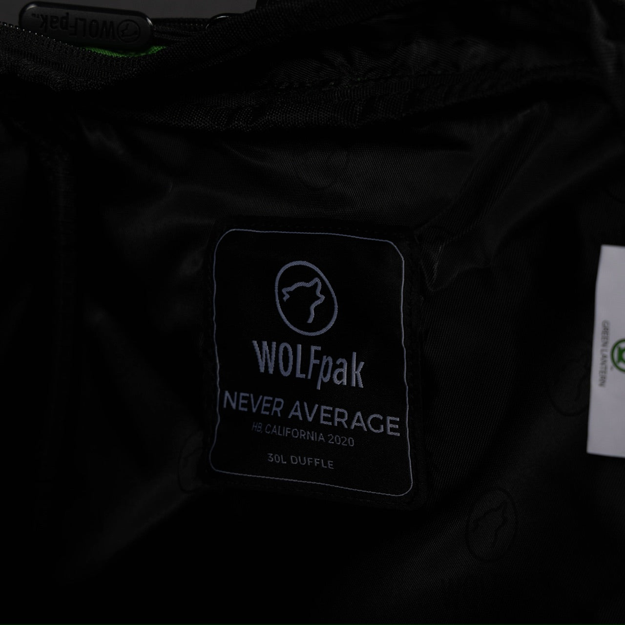 30L Perfect Duffle Bag Green Lantern