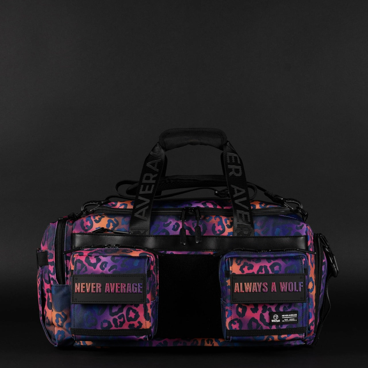 30L Perfect Duffle Bag Neon Leopard