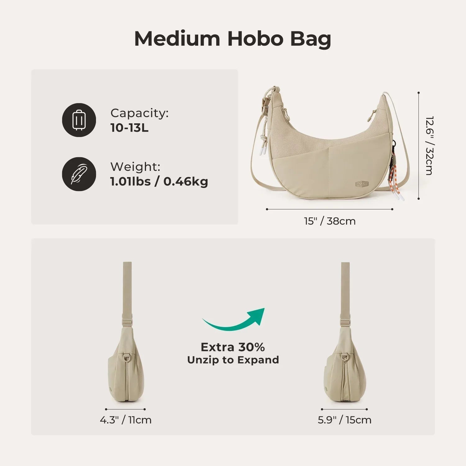 REIKI Hobo Bag