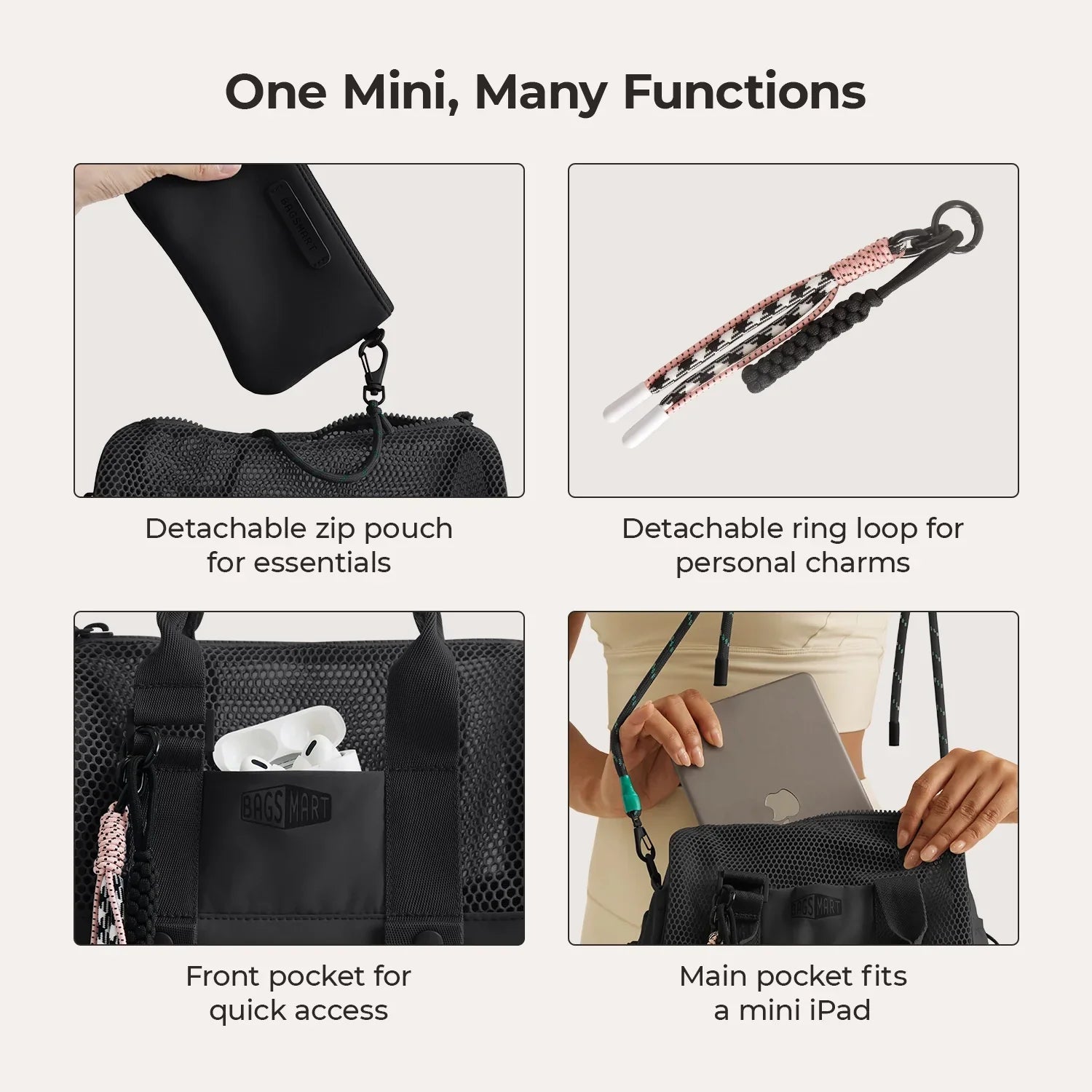 REIKI 5.5L Mesh Mini Duffle