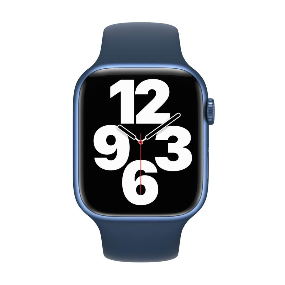 Apple Watch Series 7 45mmGPS + Cellular, Blue Aluminum Case with Abyss Blue Sport Band - MKJA3LL/A