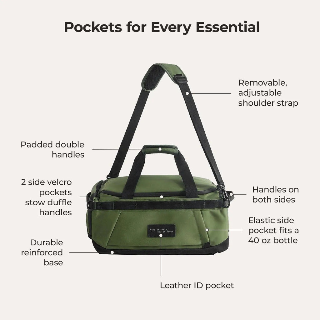 Paz 43L Duffle Backpack