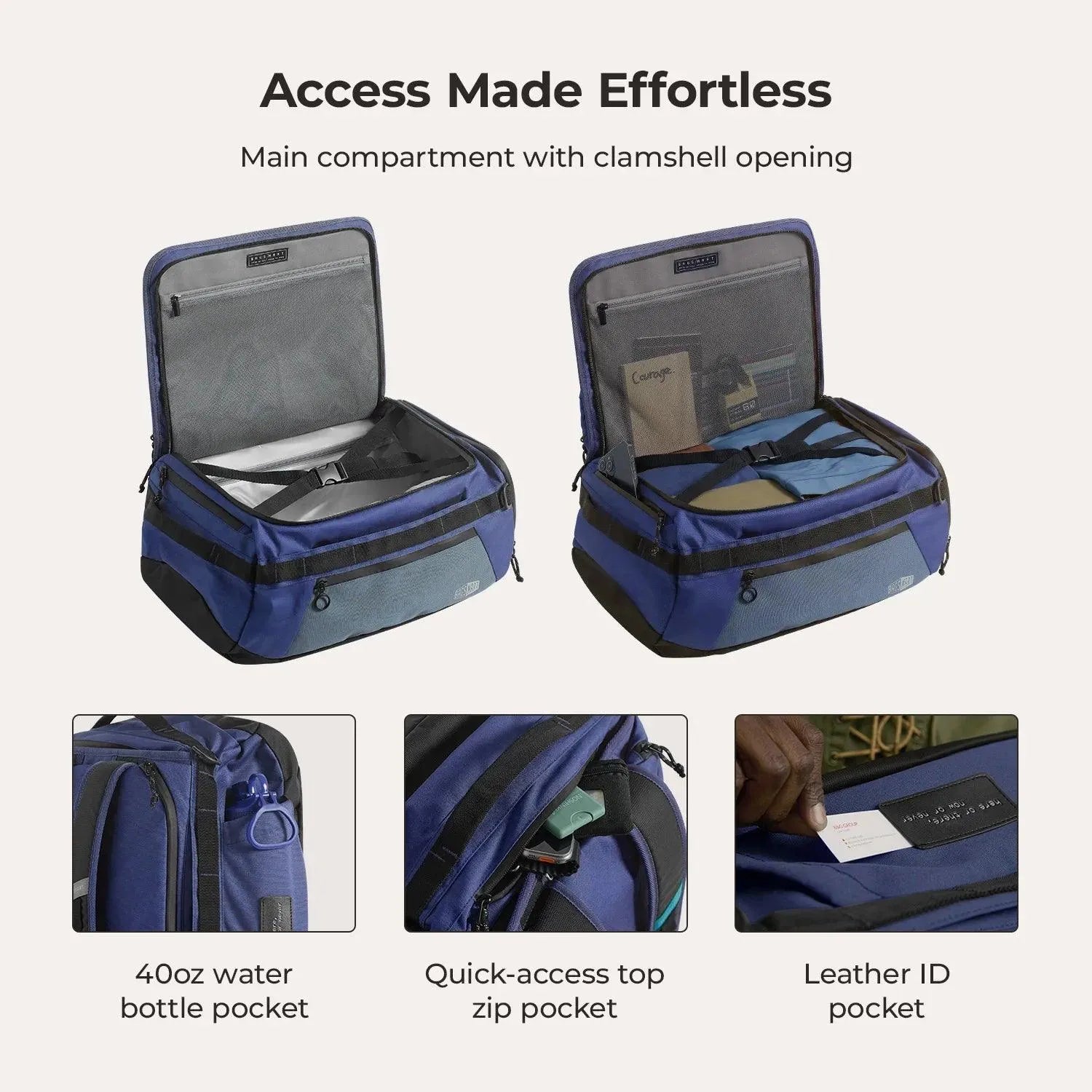 Paz 43L Duffle Backpack