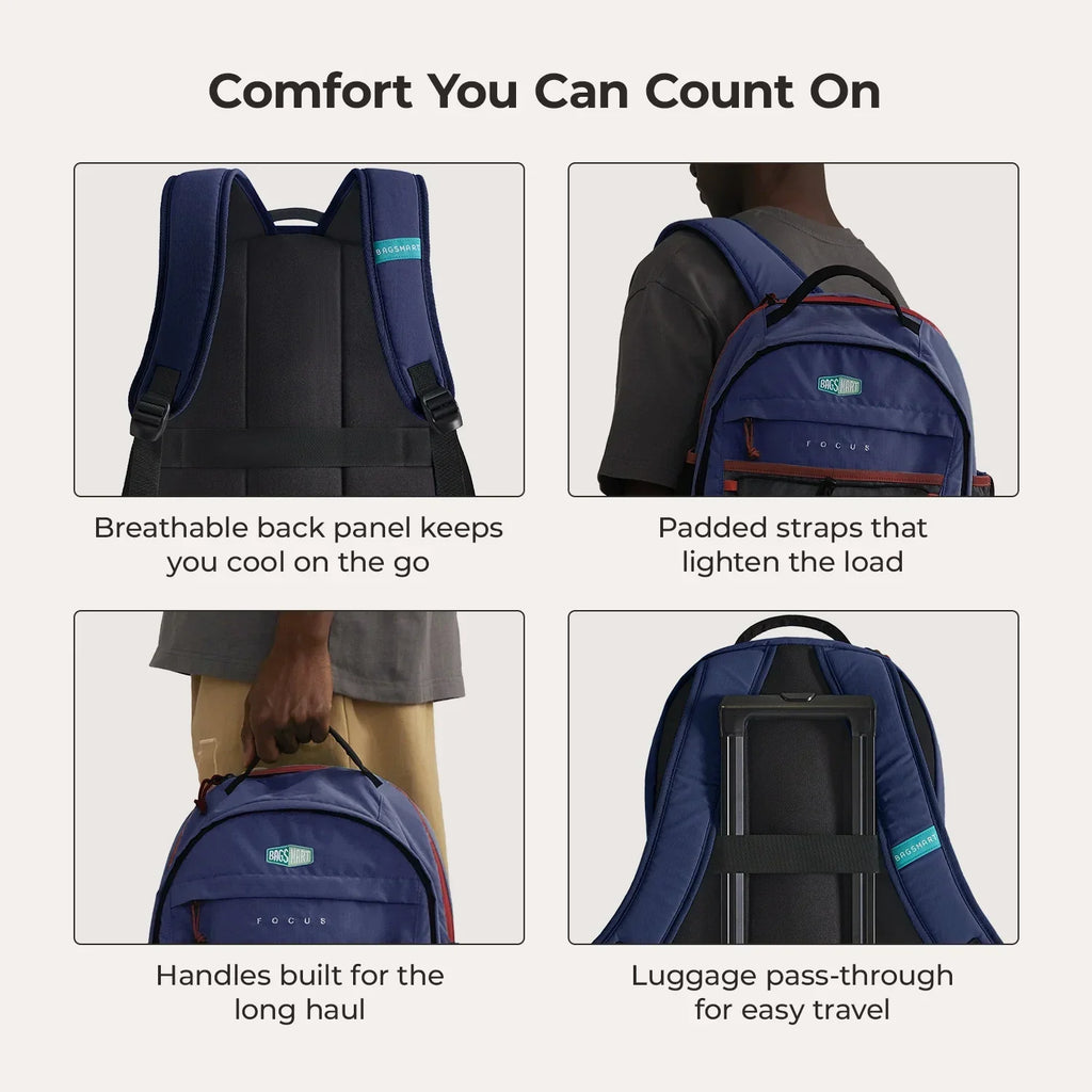 Focus 15.6" Laptop Backpack