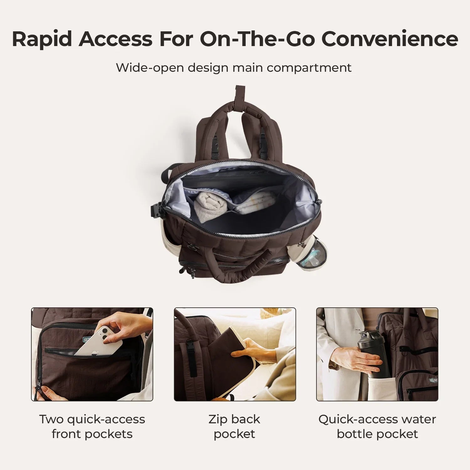 Paz 25L Diaper Backpack