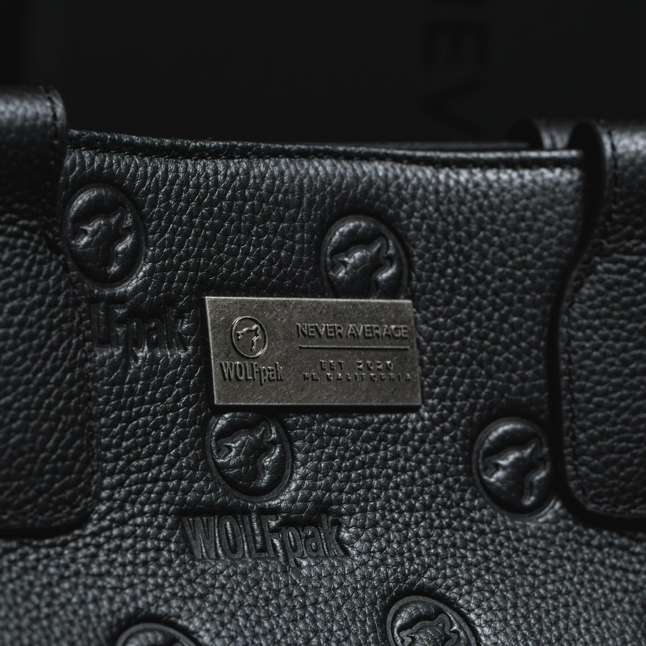 Tote Bag Black Luxury Leather