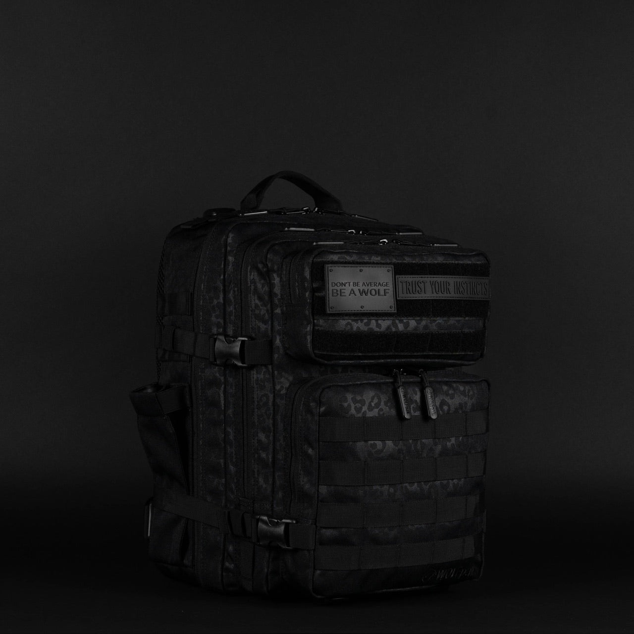 35L Backpack Black Leopard