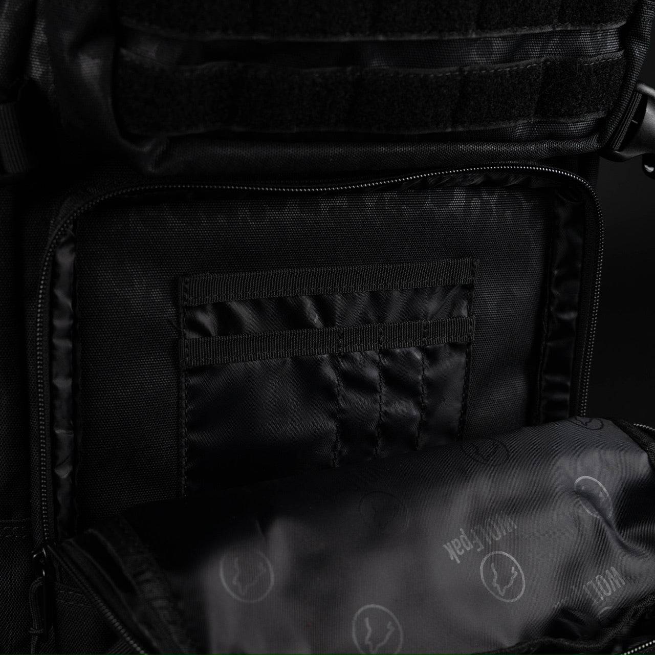 25L Backpack Black Leopard