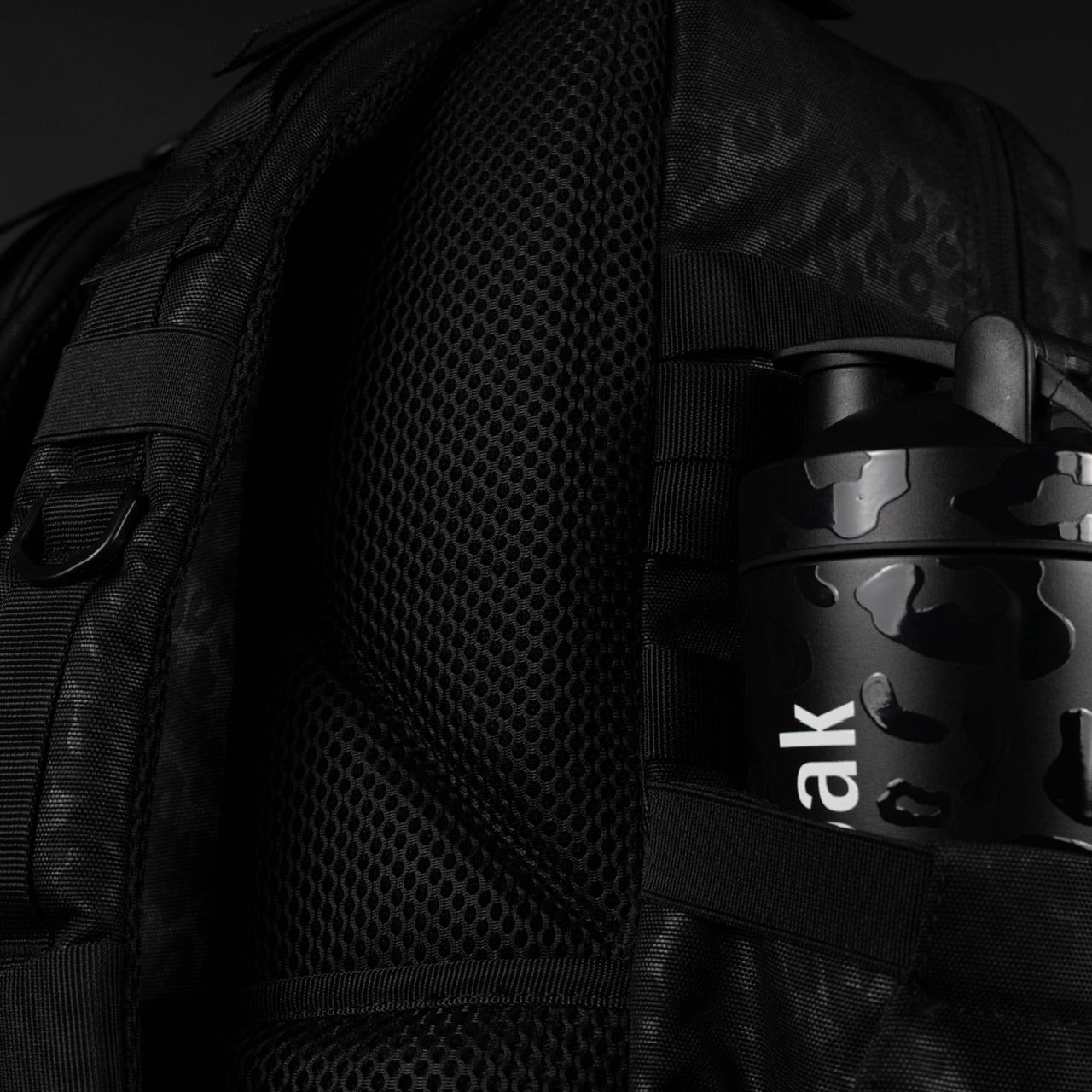 25L Backpack Black Leopard