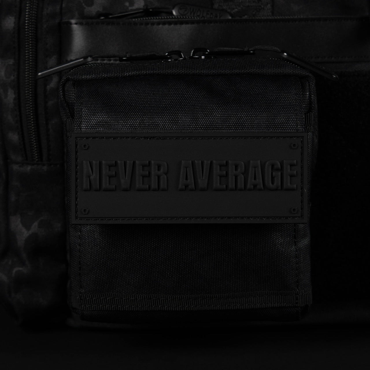 30L Perfect Duffle Bag Black Leopard