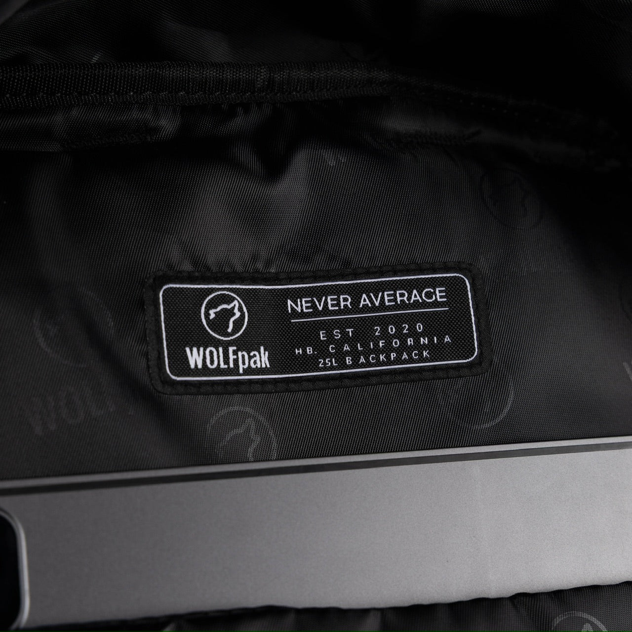 25L Backpack Black Leopard