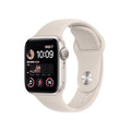 Apple Watch SE 2nd Generation (GPS) 40mm Starlight Aluminum Case with Starlight Sport Band - S/M - MR9U3LL/A
