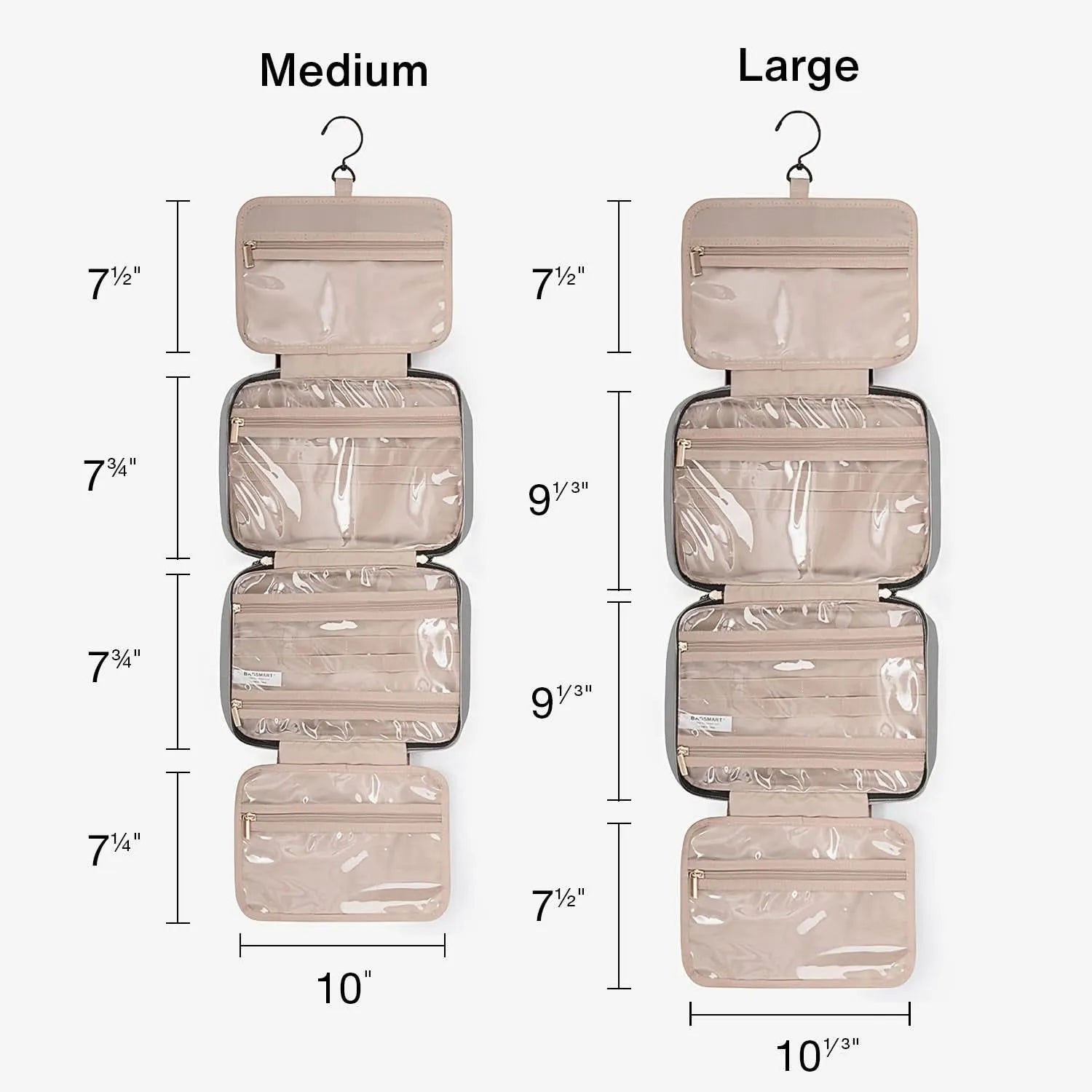 Bonchemin Grey The Space Saver Toiletry Bag