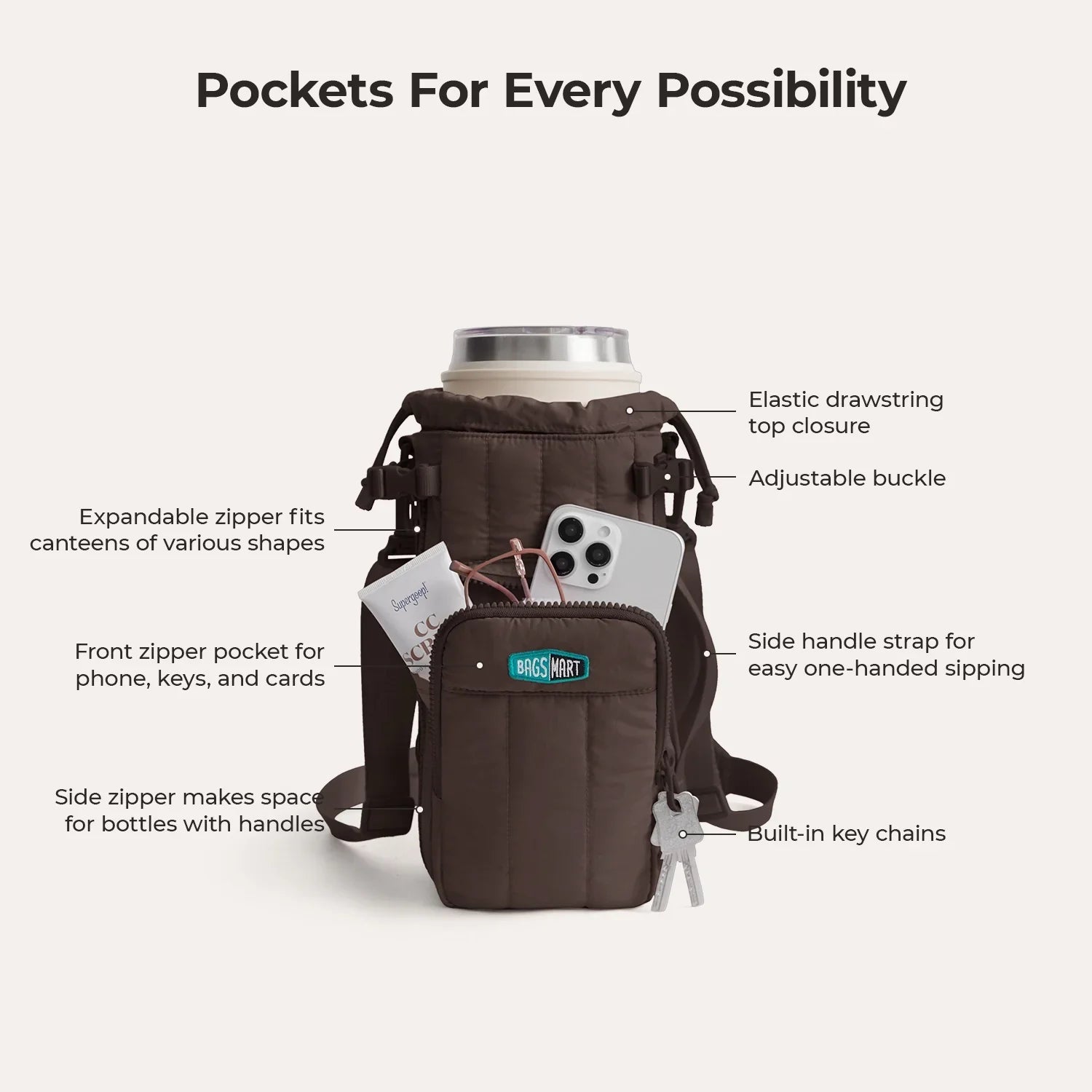 Paz Water Bottle Sling