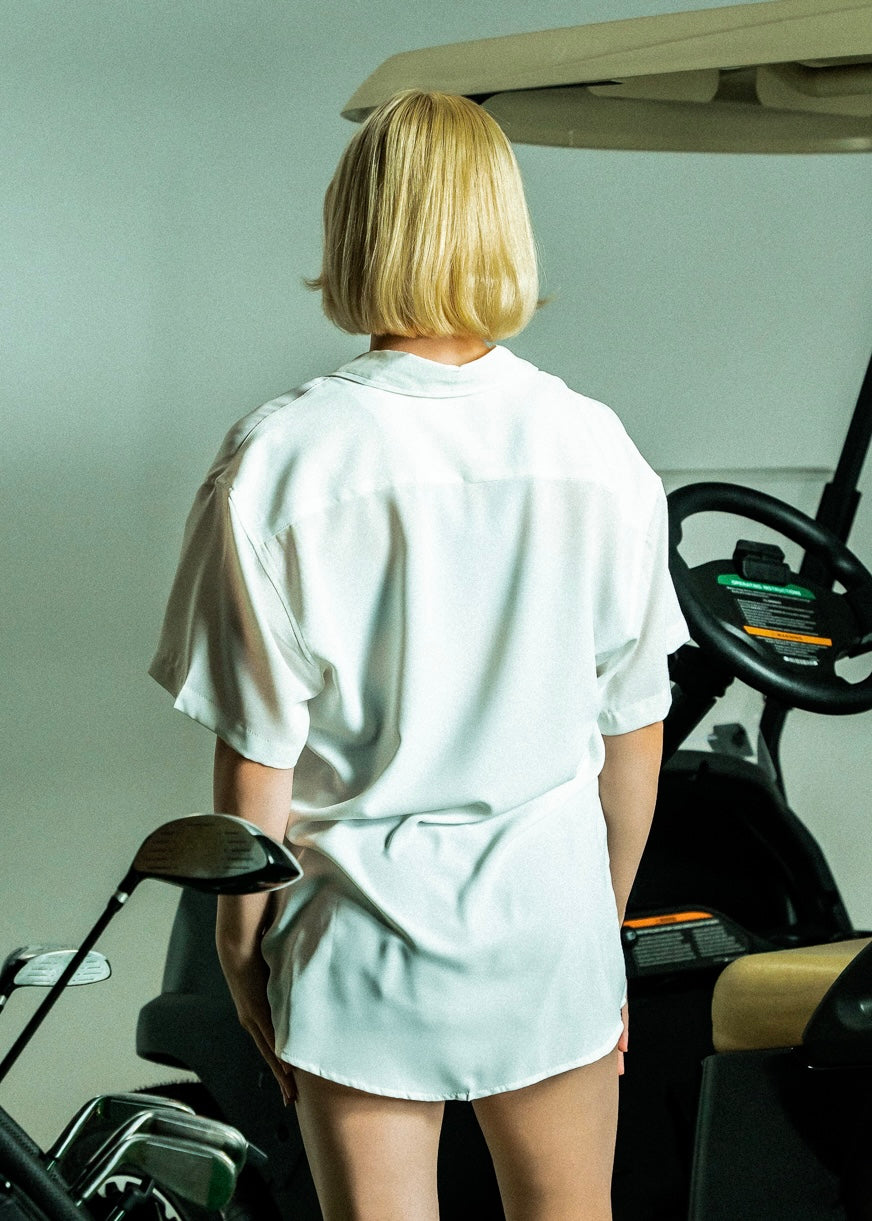 Arctic White Country Club Button Up